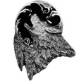 Howling Wolf Lapel Pin